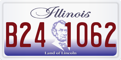 IL license plate B241062