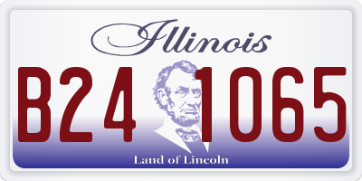 IL license plate B241065