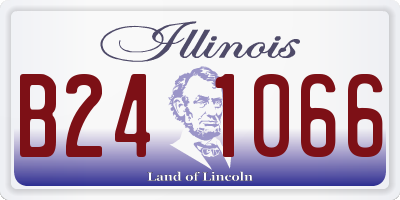 IL license plate B241066