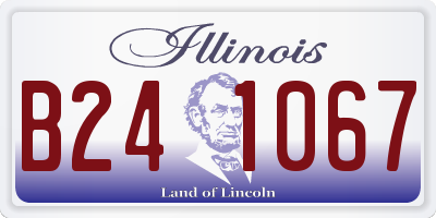 IL license plate B241067