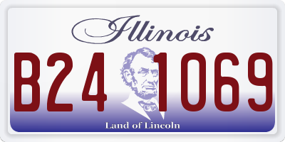 IL license plate B241069