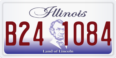 IL license plate B241084