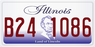 IL license plate B241086