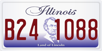 IL license plate B241088
