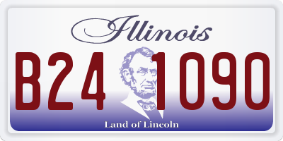 IL license plate B241090