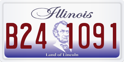 IL license plate B241091