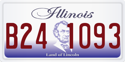 IL license plate B241093