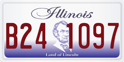 IL license plate B241097