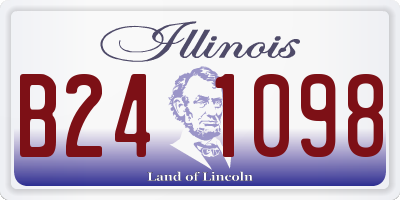 IL license plate B241098