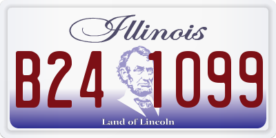 IL license plate B241099
