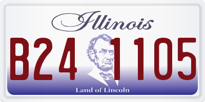 IL license plate B241105