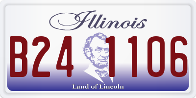 IL license plate B241106
