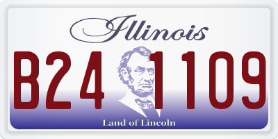IL license plate B241109