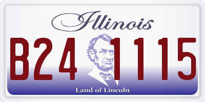 IL license plate B241115