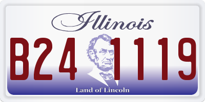 IL license plate B241119