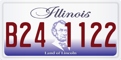 IL license plate B241122
