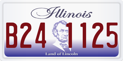 IL license plate B241125