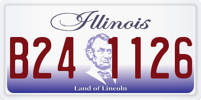 IL license plate B241126