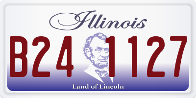 IL license plate B241127
