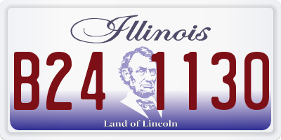 IL license plate B241130
