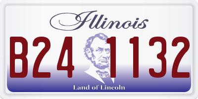 IL license plate B241132