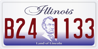 IL license plate B241133