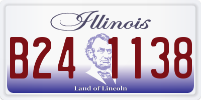 IL license plate B241138