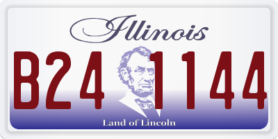 IL license plate B241144