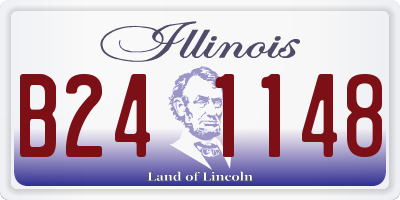 IL license plate B241148