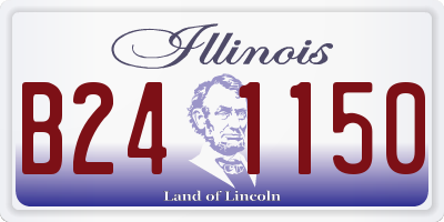 IL license plate B241150