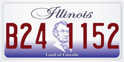 IL license plate B241152