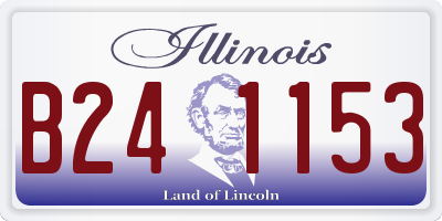 IL license plate B241153