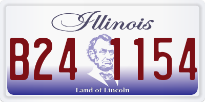 IL license plate B241154