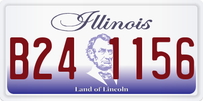 IL license plate B241156