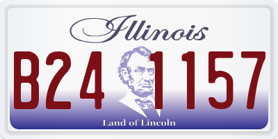 IL license plate B241157
