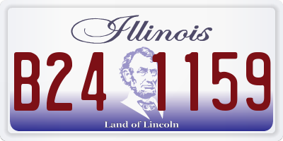 IL license plate B241159