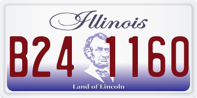 IL license plate B241160