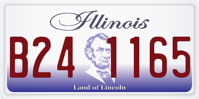 IL license plate B241165