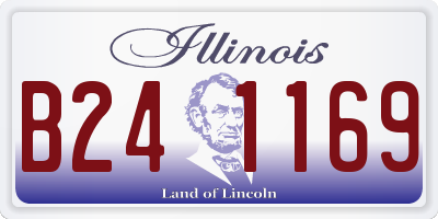 IL license plate B241169