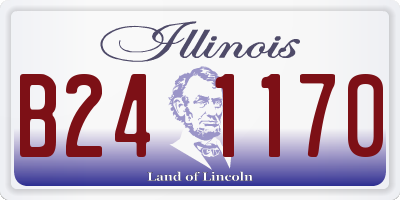 IL license plate B241170