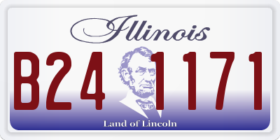 IL license plate B241171