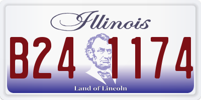 IL license plate B241174
