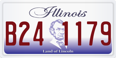 IL license plate B241179