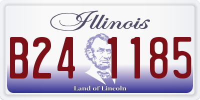 IL license plate B241185