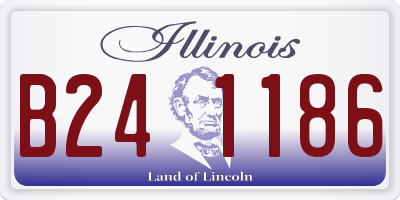 IL license plate B241186