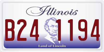 IL license plate B241194