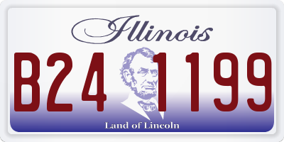 IL license plate B241199