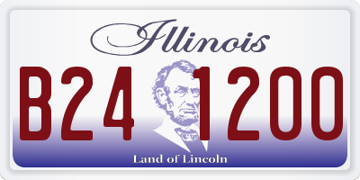 IL license plate B241200