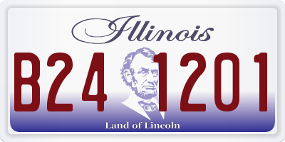 IL license plate B241201