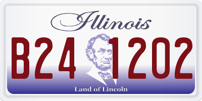 IL license plate B241202
